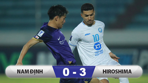 Kết quả Nam Định 0-3 Sanfrecce Hiroshima: Không có bất ngờ tại Thiên Trường